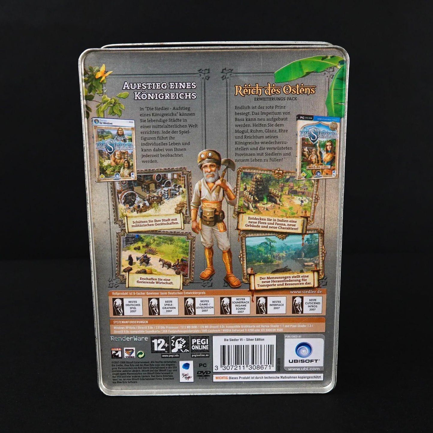 die-siedler-reich-des-ostens-silver-edition-pc-cib-tin-deutsch-gebraucht-3 - Utopia Collectibles