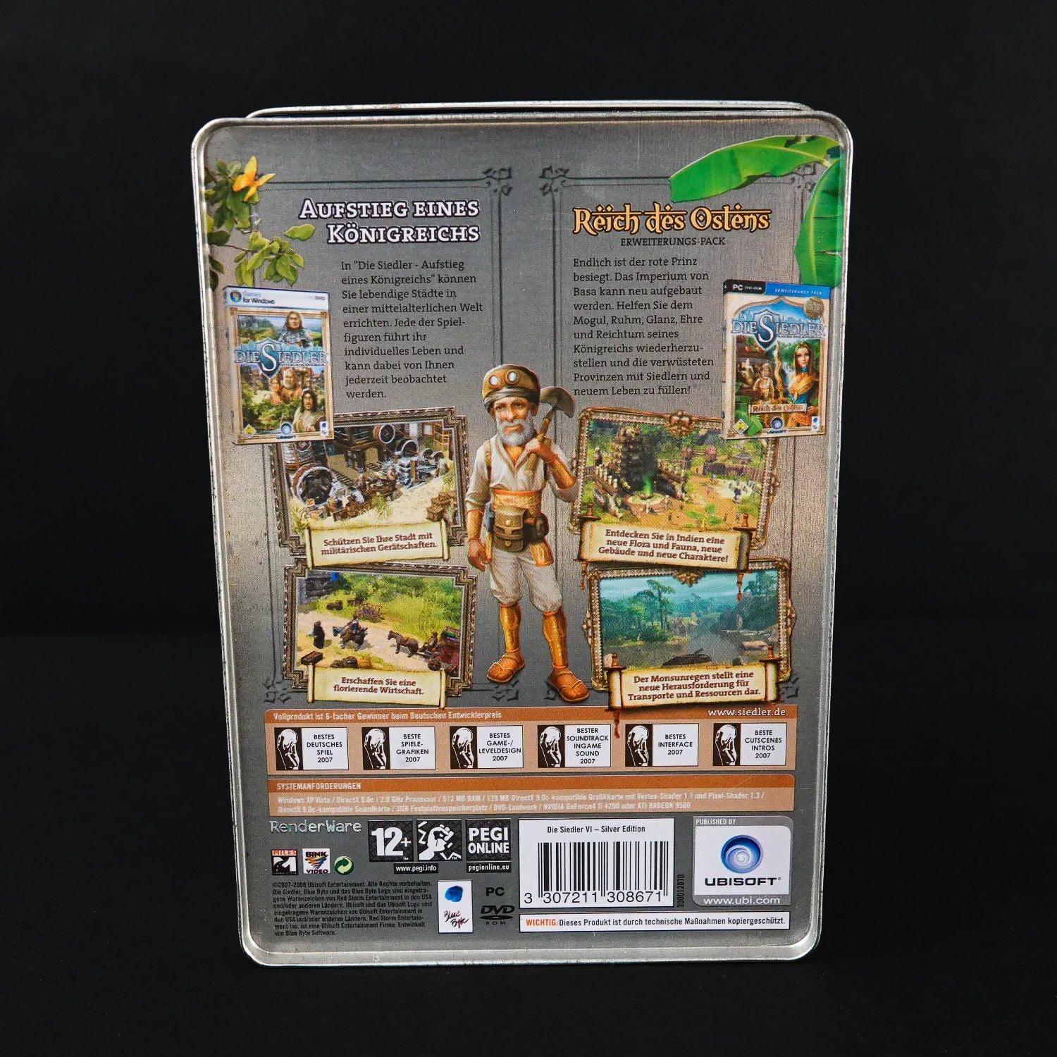 die-siedler-reich-des-ostens-silver-edition-pc-cib-tin-deutsch-gebraucht-3 - Utopia Collectibles