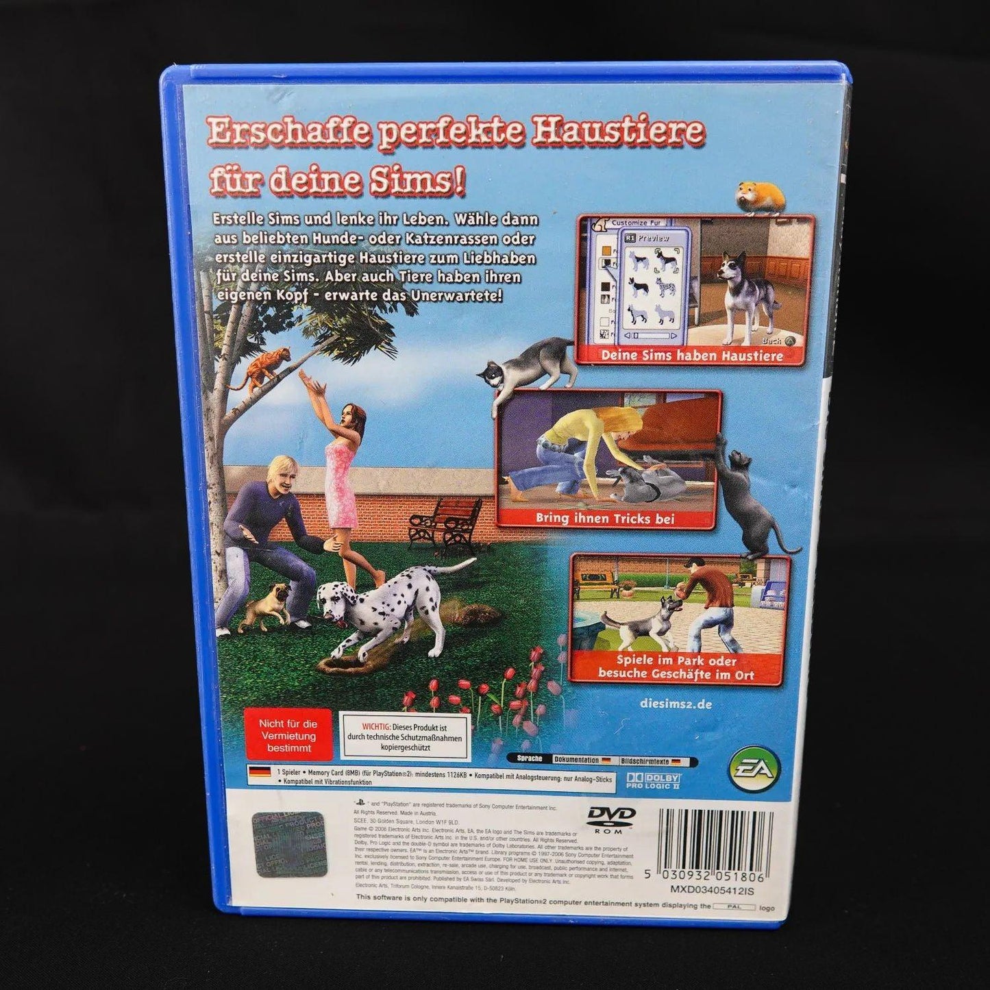 die-sims-2-haustiere-playstation-2-ps2-cib-deutsch-gebraucht-4 - Utopia Collectibles
