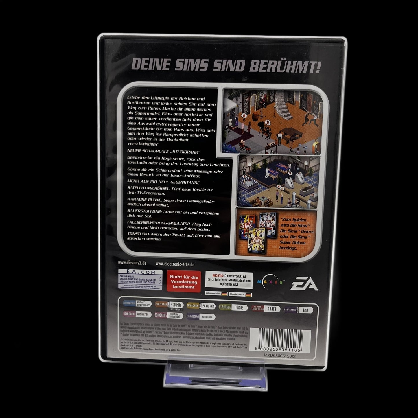 Die Sims Megastar Erweiterungspack - PC - Complete in Box - deutsch - Gebraucht