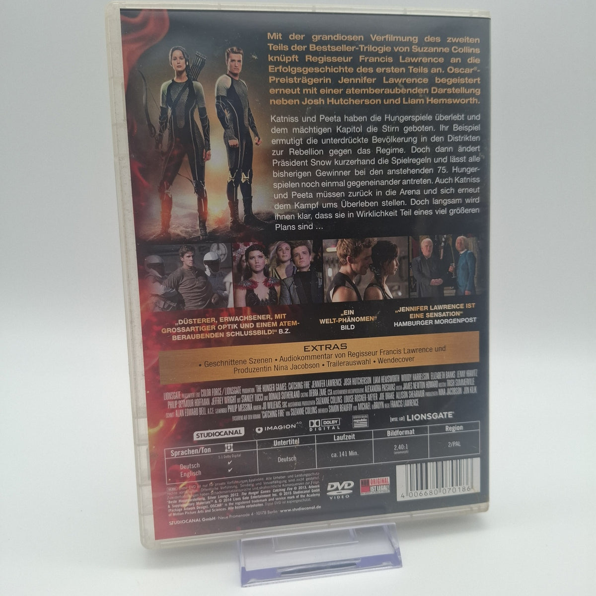 Die Tribute von Panem - Catching Fire - Francis Lawrence - DVD - Zustand Gut