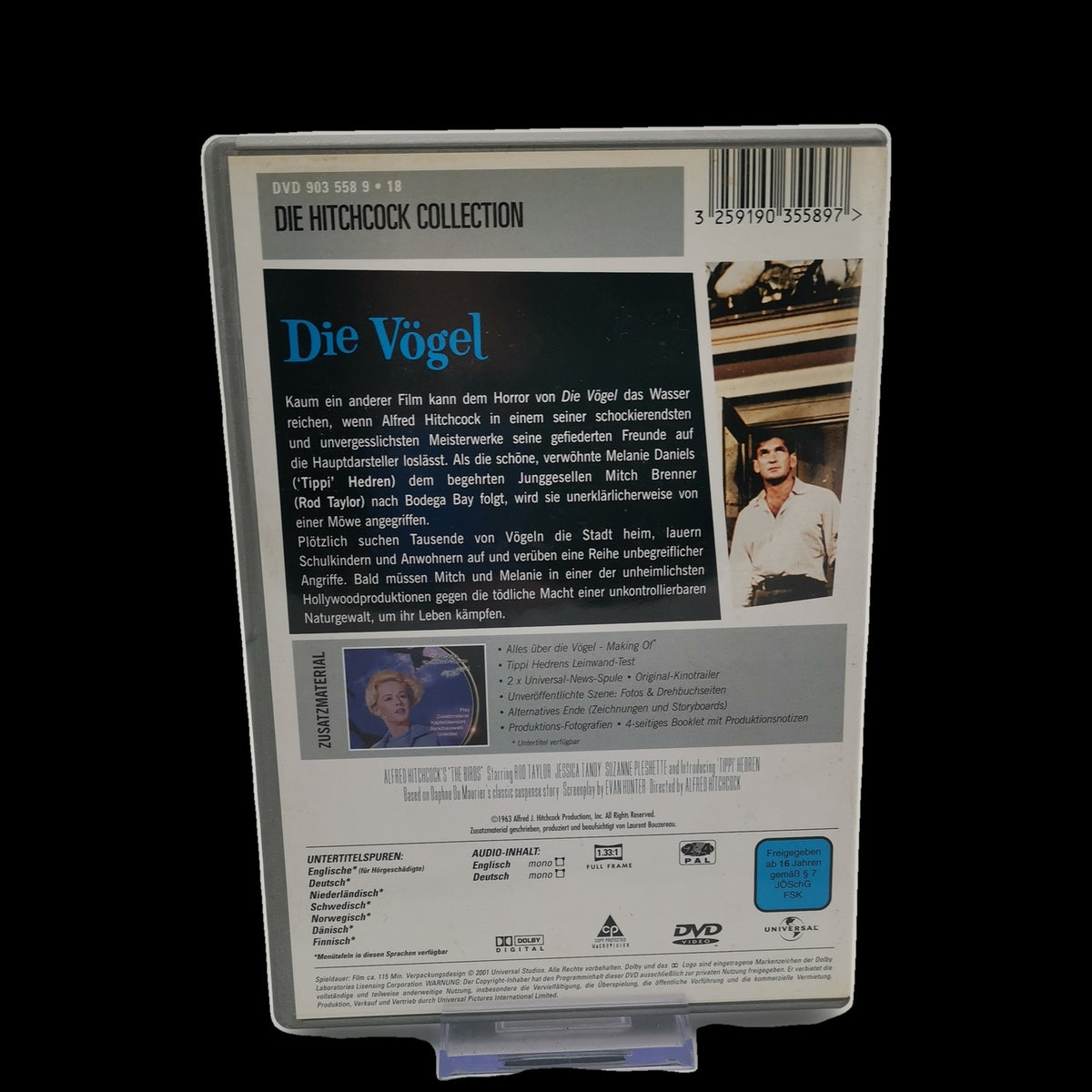 Die Vögel - Alfred Hitchcock - DVD - Horror - Film - Kreaturen - Sehr gut