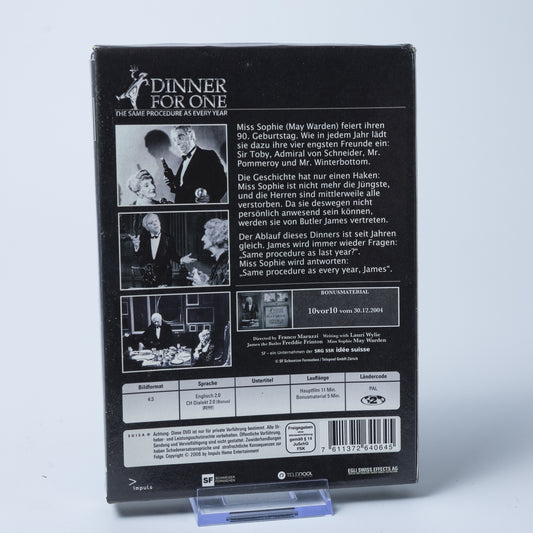 Dinner for One - Kult-Klassiker - enthält Bonusmaterial - DVD - Film - Gebraucht
