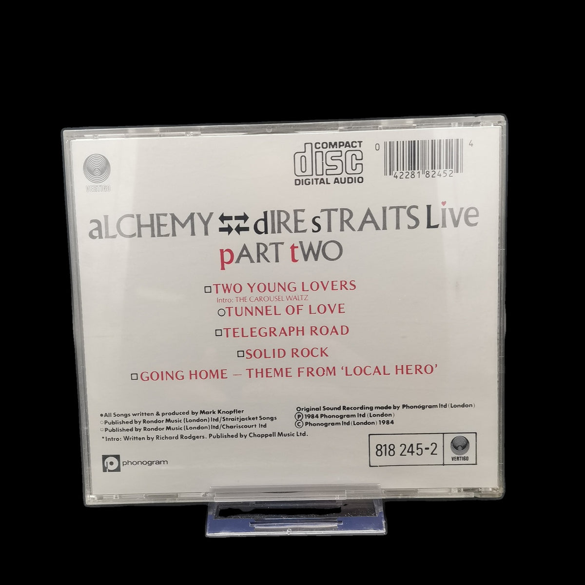 Dire Straits - Alchemy Live Part Two - CD - Rock - Album - Gebraucht