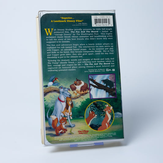 Disney's The Fox and the Hound (Cap & Capper) VHS - NTSC US Import - Zustand Gut