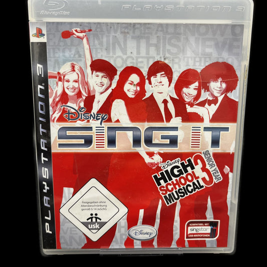 Disney Sing It - Highschool Musical 3 - Playstation 3 Sony - Top Zustand