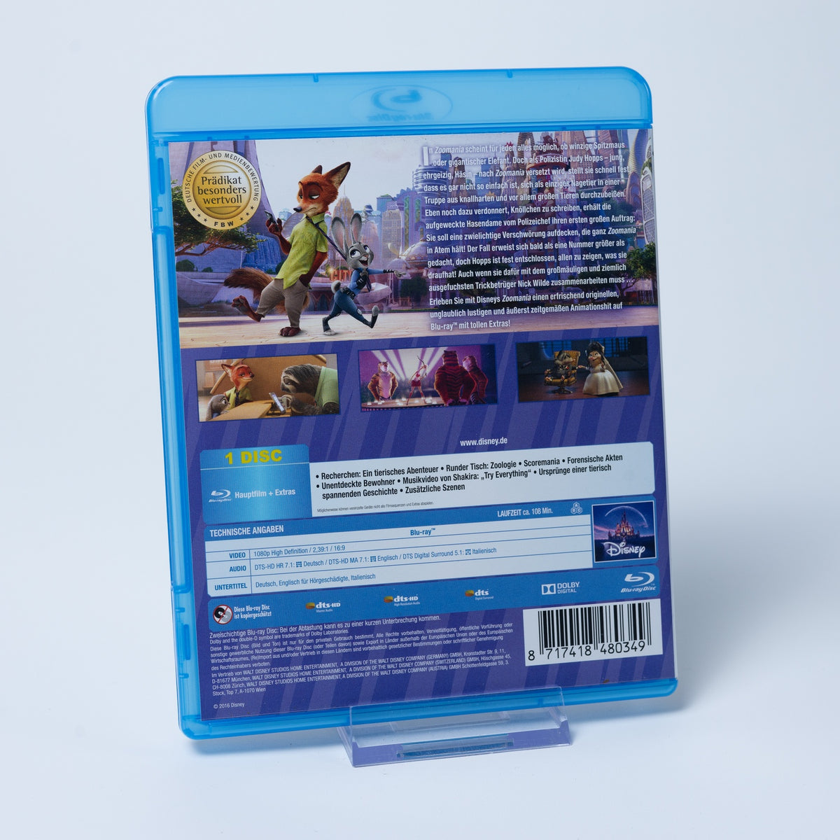 Disney Zoomania - Ganz schön ausgefuchst - Blu-Ray