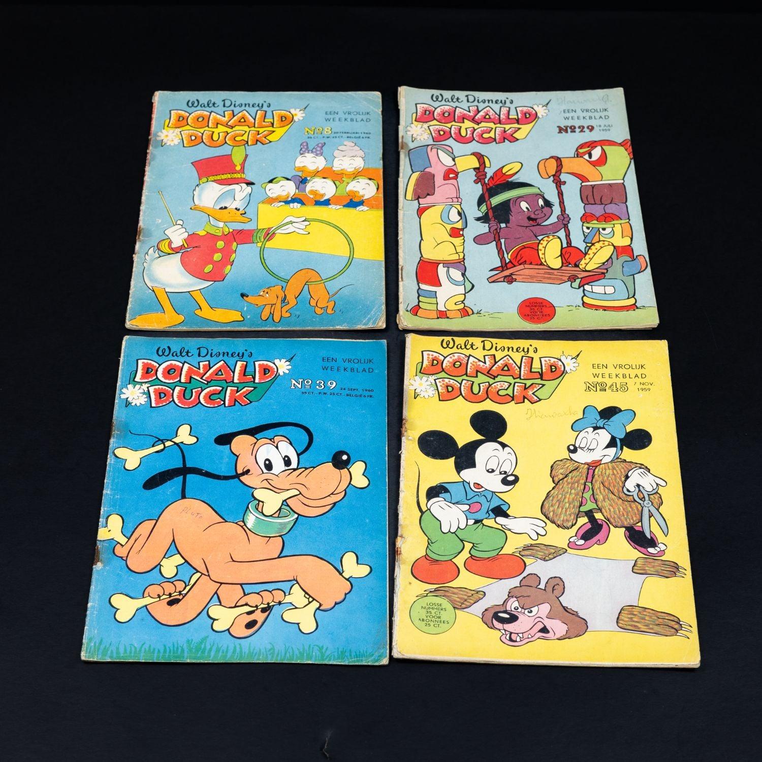disneys-donald-duck-comics-vintage-1959-1960-4-ausgaben-niederlaendisch-1 - Utopia Collectibles