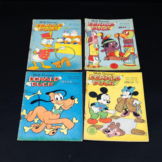 disneys-donald-duck-comics-vintage-1959-1960-4-ausgaben-niederlaendisch-1 - Utopia Collectibles