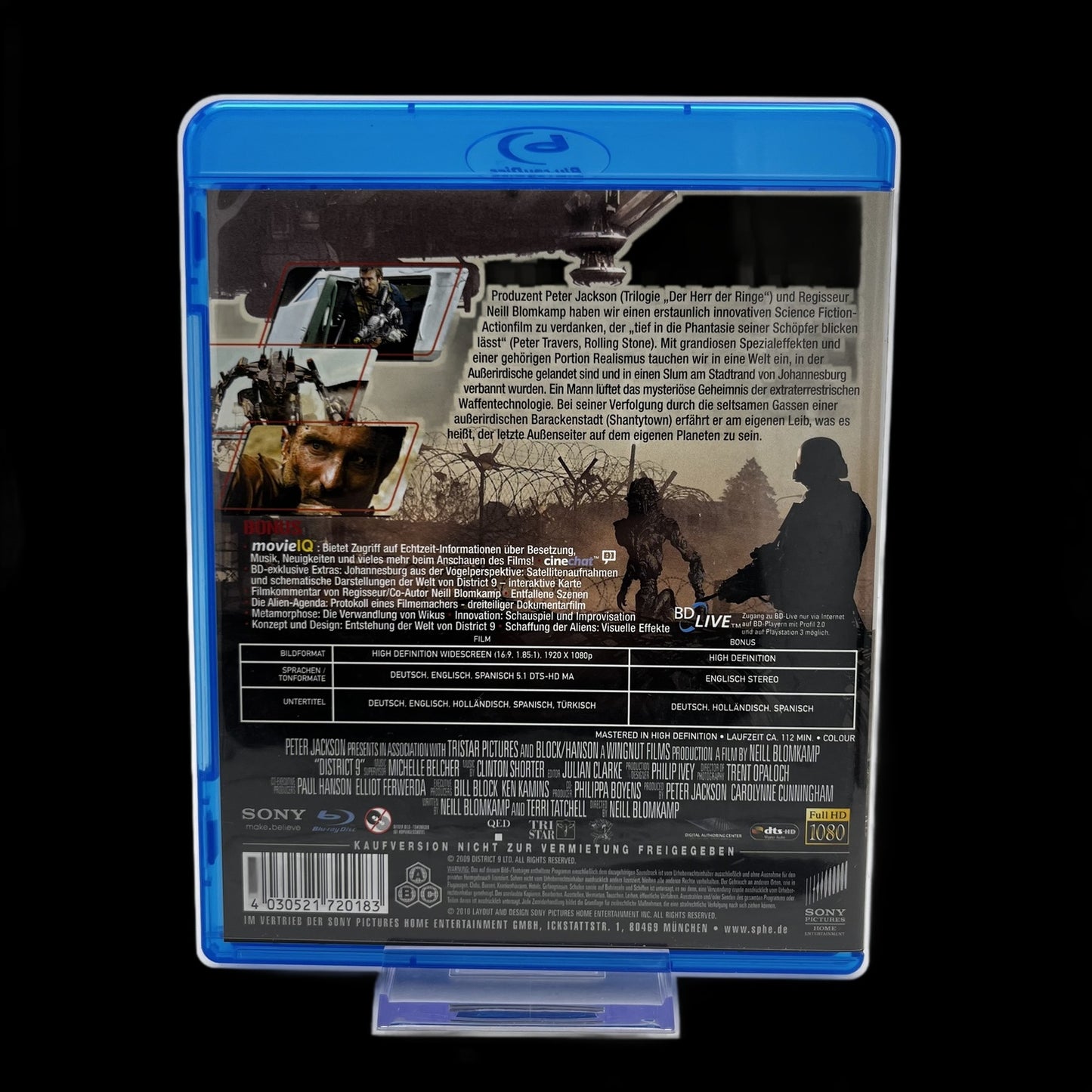 District 9 - Mit Bonusmaterial - BD-Live-fähig - Blu-Ray - Top Zustand