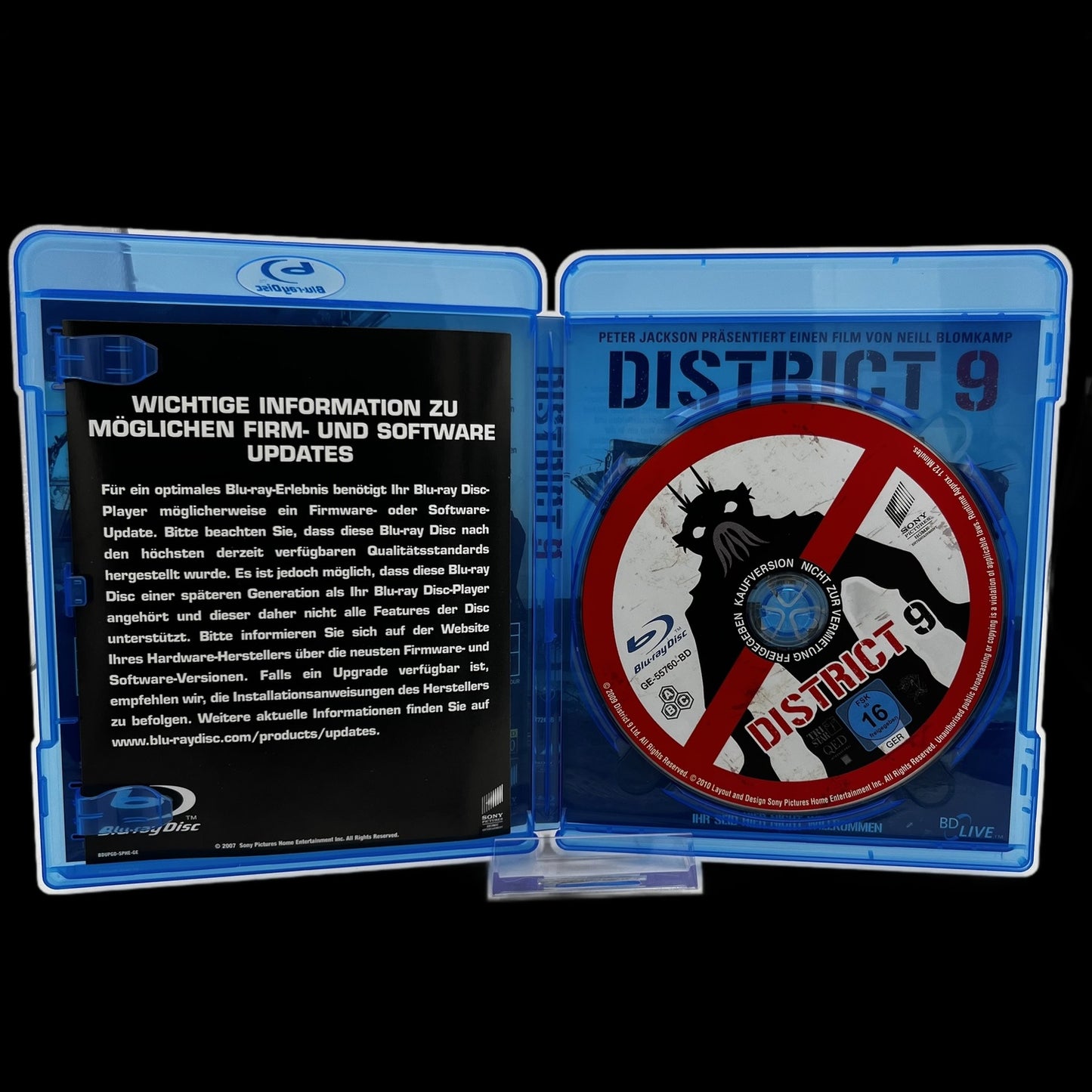 District 9 - Mit Bonusmaterial - BD-Live-fähig - Blu-Ray - Top Zustand