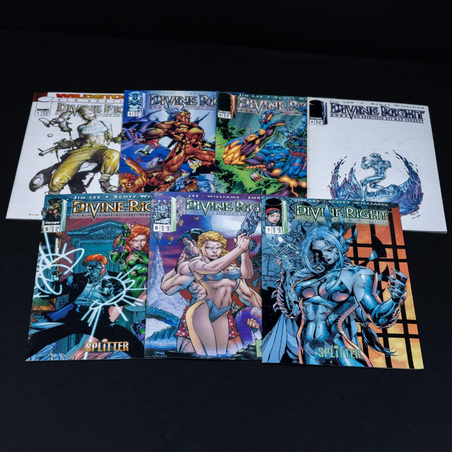 divine-right-splitter-comics-band-1-7-deutsch-top-zustand-1 - Utopia Collectibles