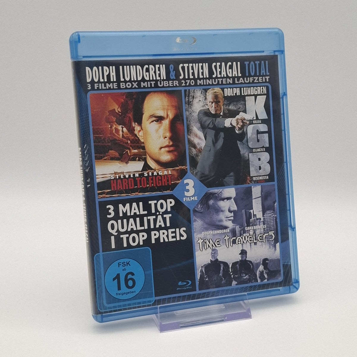 Dolph Lundgren & Steven Seagal Total - 3 Filme Box - Blu-Ray - Zustand Gut
