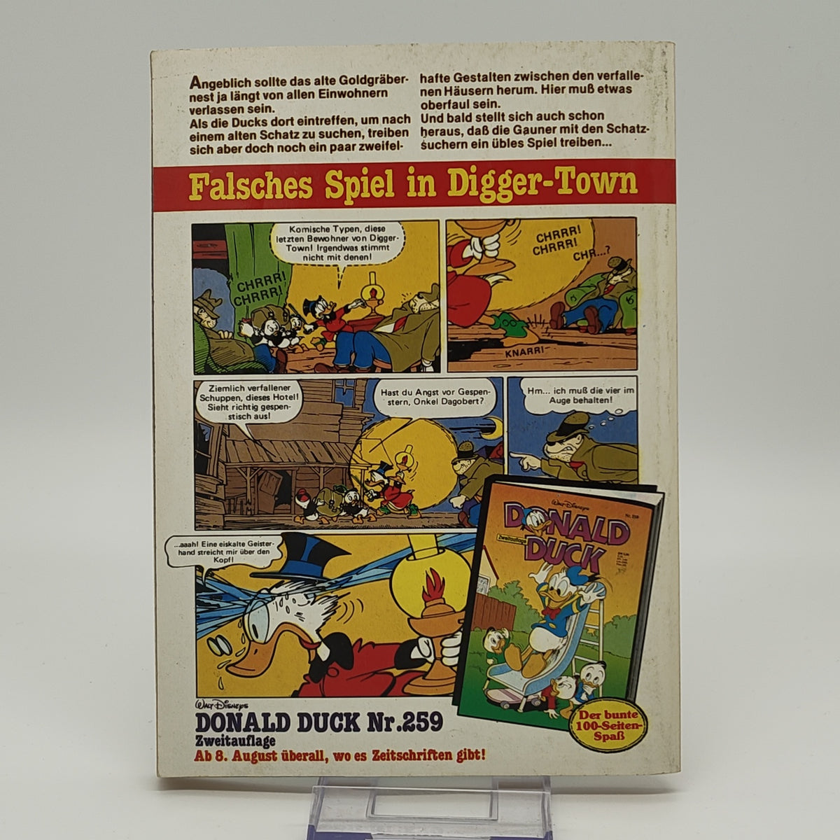 Donald Duck - Band 258 - Falsches Spiel in Digger-Town - Deutsch - Farbig - Z 2