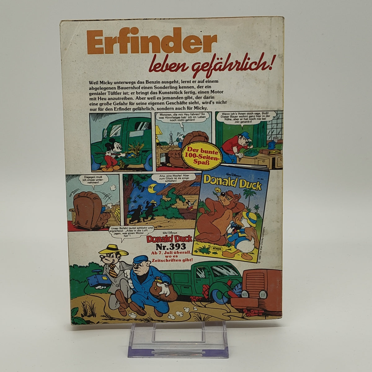 Donald Duck - Band 392 - Ehapa Comic - Jahrgang 1988 - Disney - Deutsch - Z 2