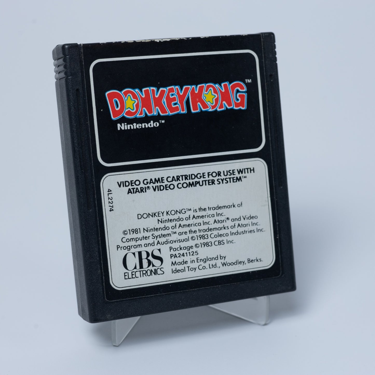 Donkey Kong - Atari 2600 Spiel - PAL - Nur Modul - Funktioniert - Zustand Gut