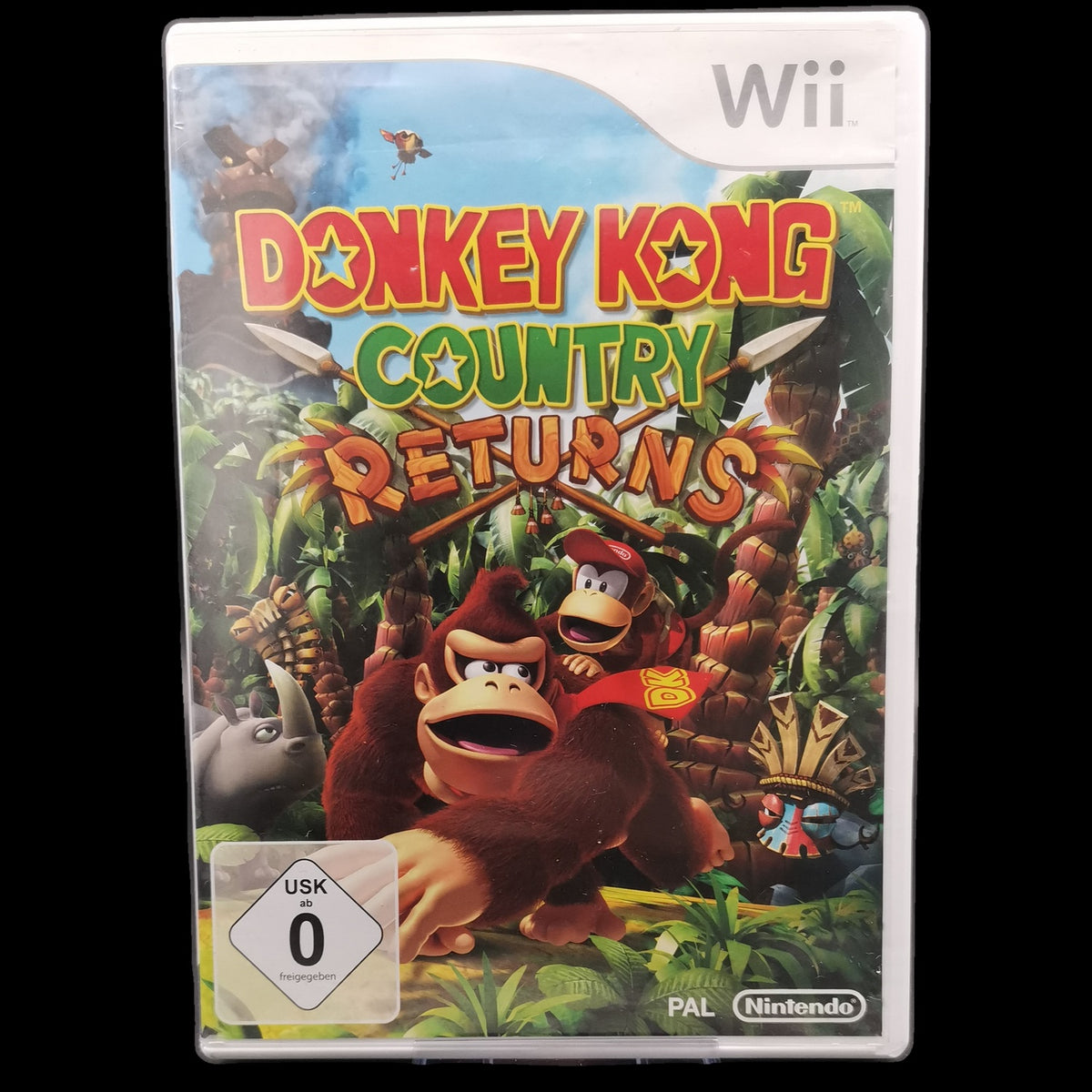 Donkey Kong Country Returns - Nintendo Wii - CiB - PAL - deutsch - Sehr gut