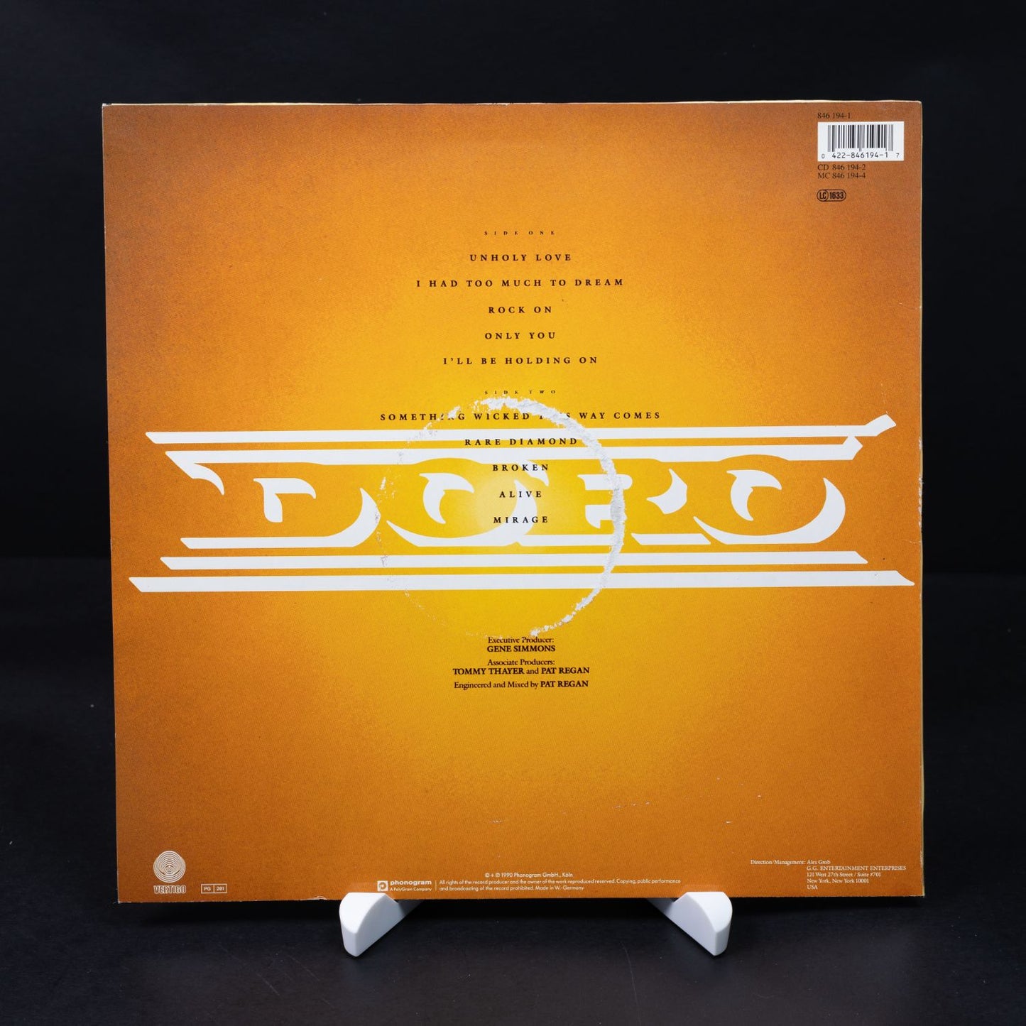 Doro – Doro - Vinyl LP 12'' Schallplatte - Limited Edition - NM / VG