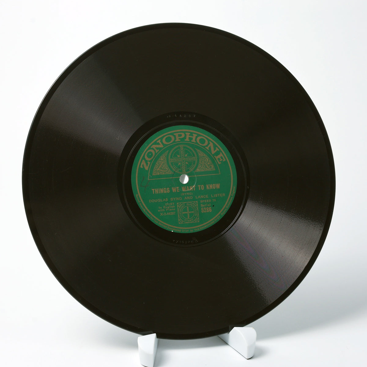 Douglas Byng - Things We Want To Know / The Cabaret - Shellack - VG+