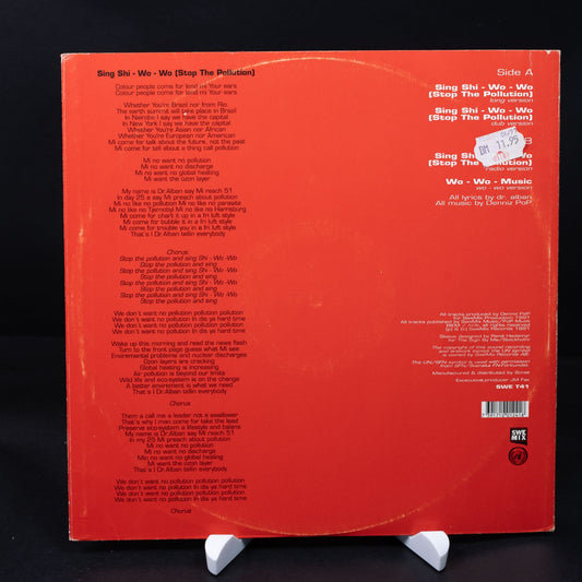 Dr. Alban – Sing Shi-Wo-Wo (Stop The Pollution) - Vinyl LP 12'' Schallplatte