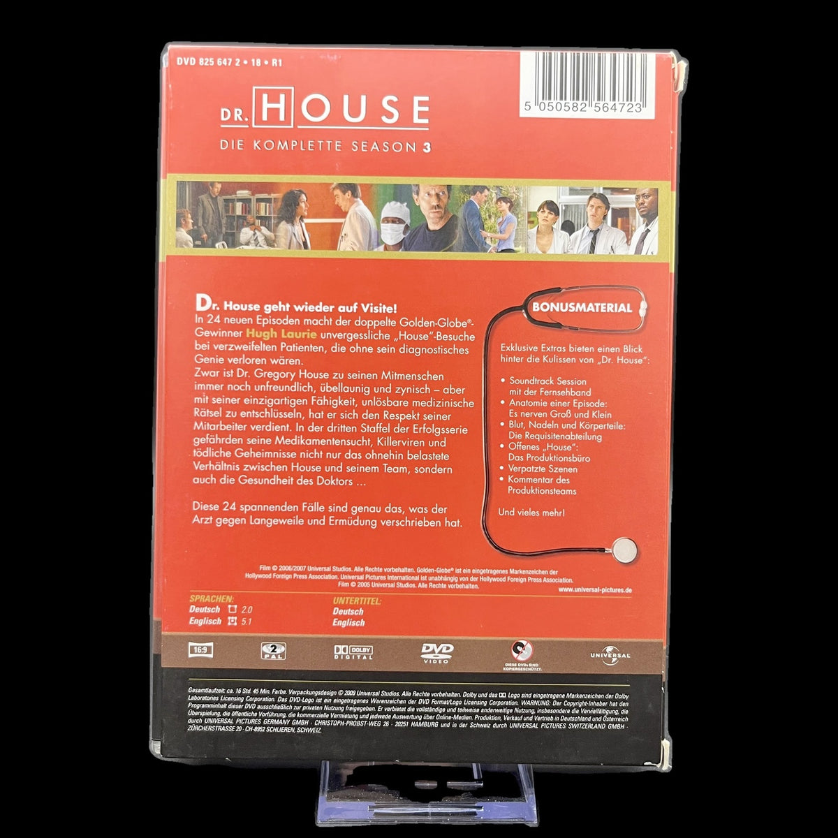 Dr. House - Staffel 3 - Drama - DVD - Fernsehserie - Ermittlung - Gebraucht