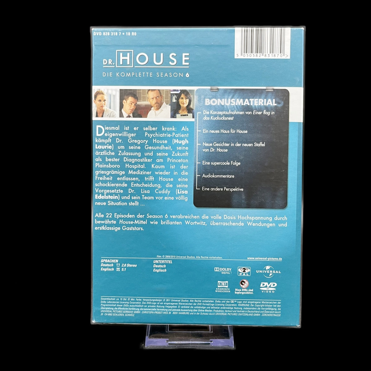 Dr. House - Staffel 6 - Drama - DVD - Detektiv - Fernsehserie - Gebraucht