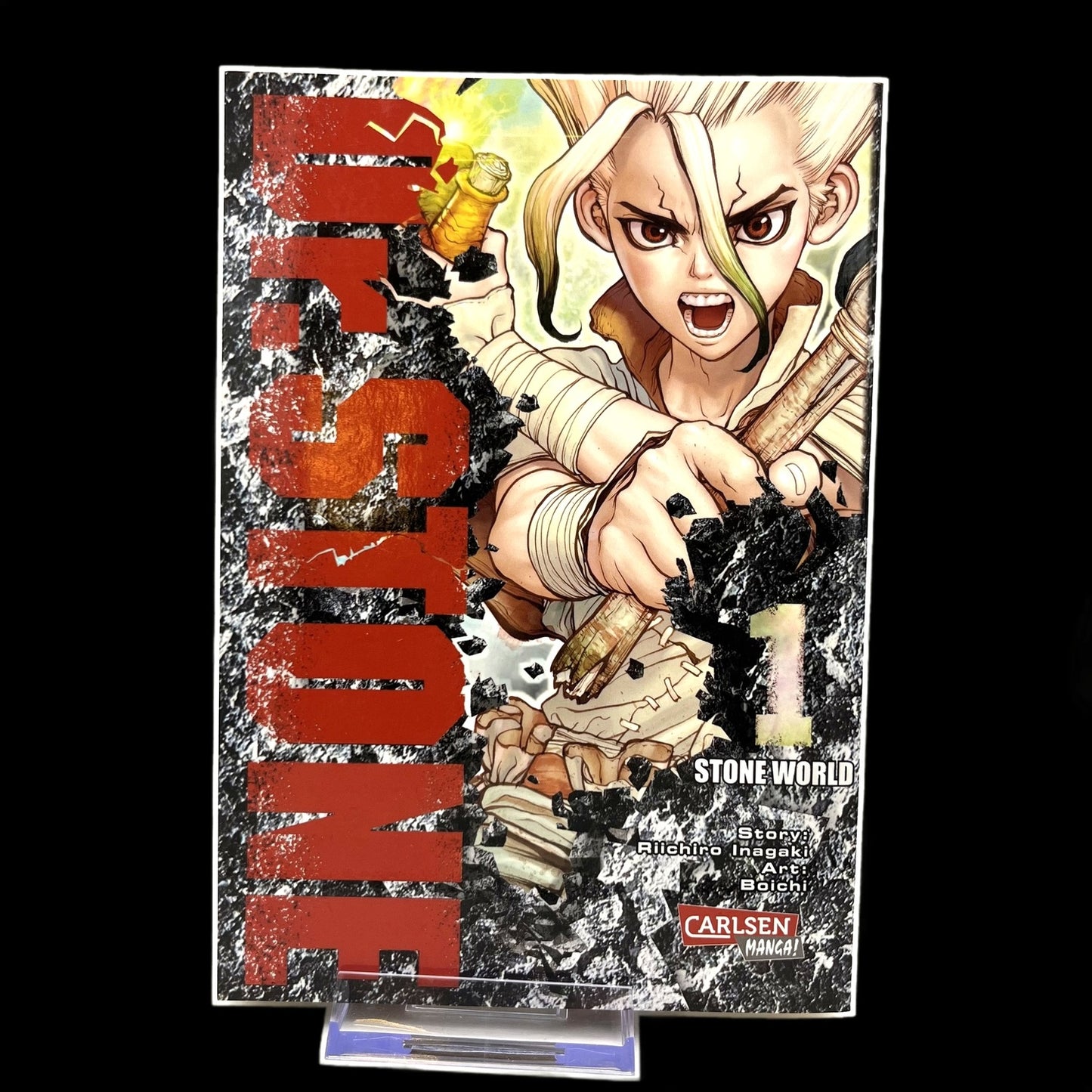 Dr. Stone - Band 1 - Carlsen Manga - Deutsch - Sehr gut