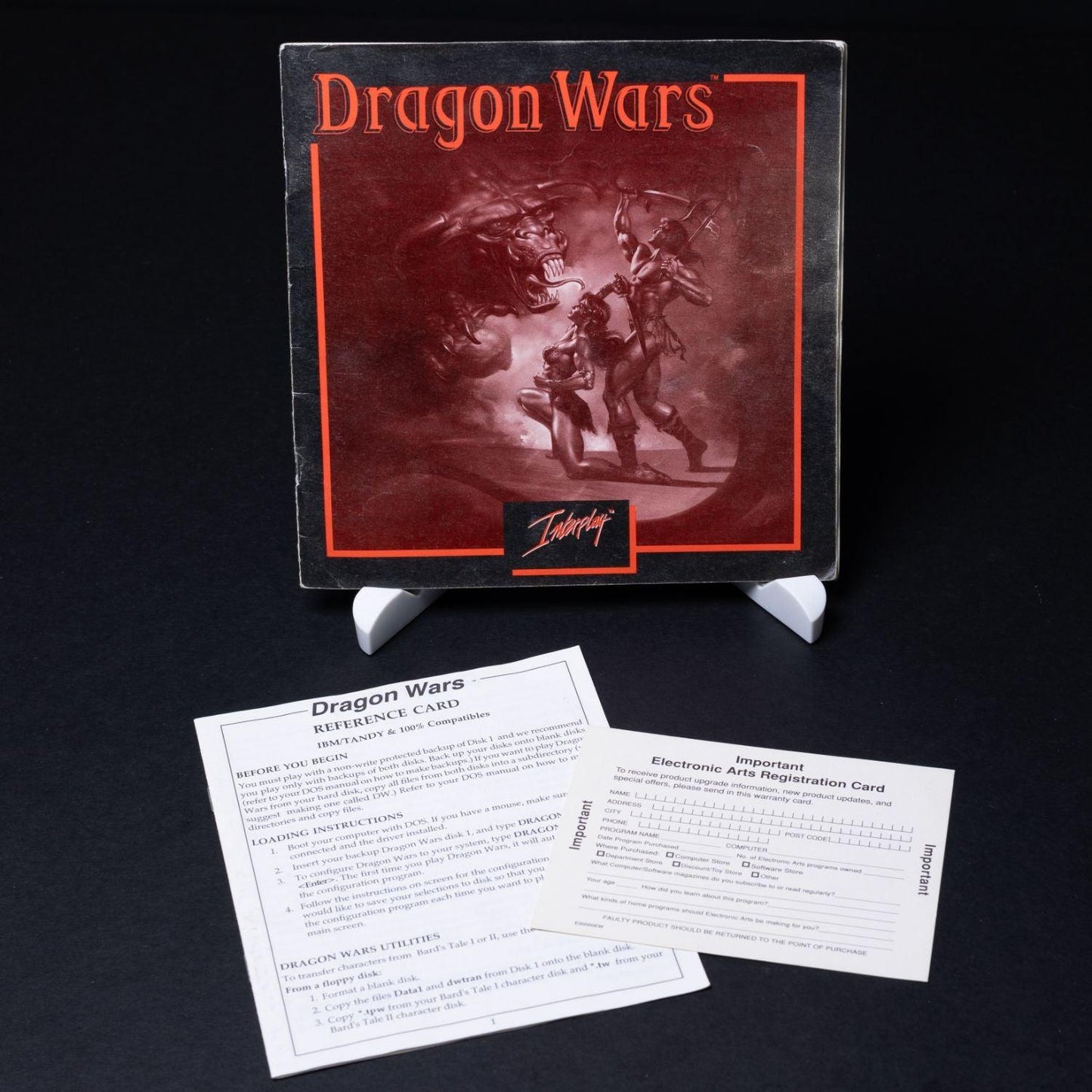 Dragon Wars - PC IBM / MS-DOS Spiel - Big Box CiB Komplett - Zustand Sehr Gut