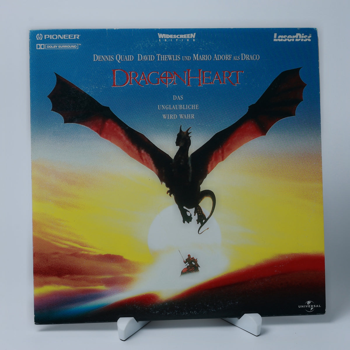 Dragonheart - 1996 - Widescreen Edition - LaserDisc - Dennis Quaid - Zustand Gut