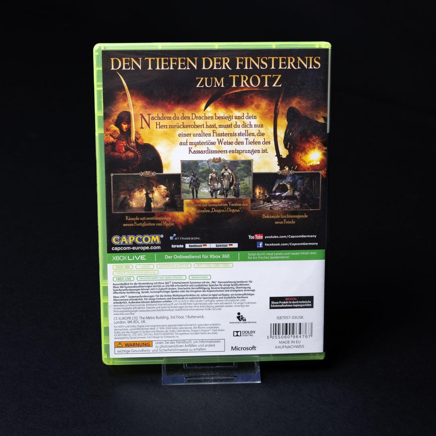 Dragon's Dogma - Dark Arisen - XBOX 360 - PAL - CiB mit Anleitung - Zustand Gut