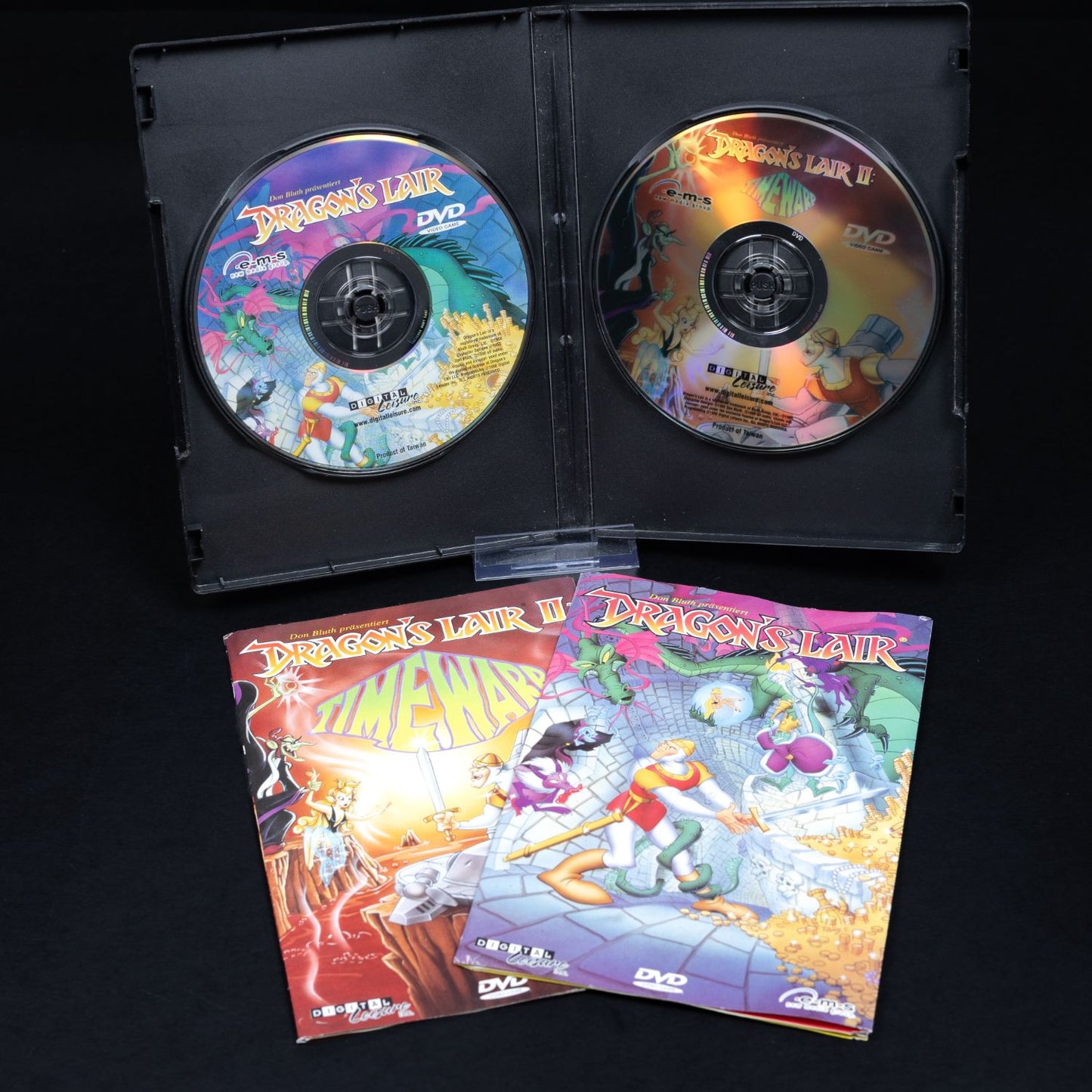 Dragon's Lair - DVD Video Spiel - Spielbar mit der Fernbedienung - Top Zustand