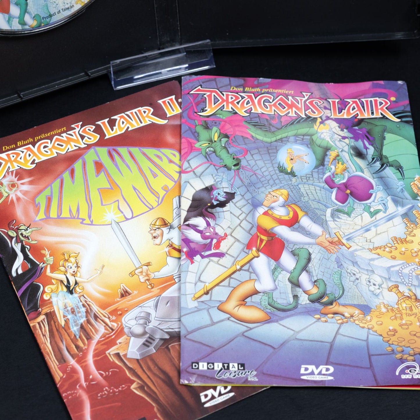 Dragon's Lair - DVD Video Spiel - Spielbar mit der Fernbedienung - Top Zustand