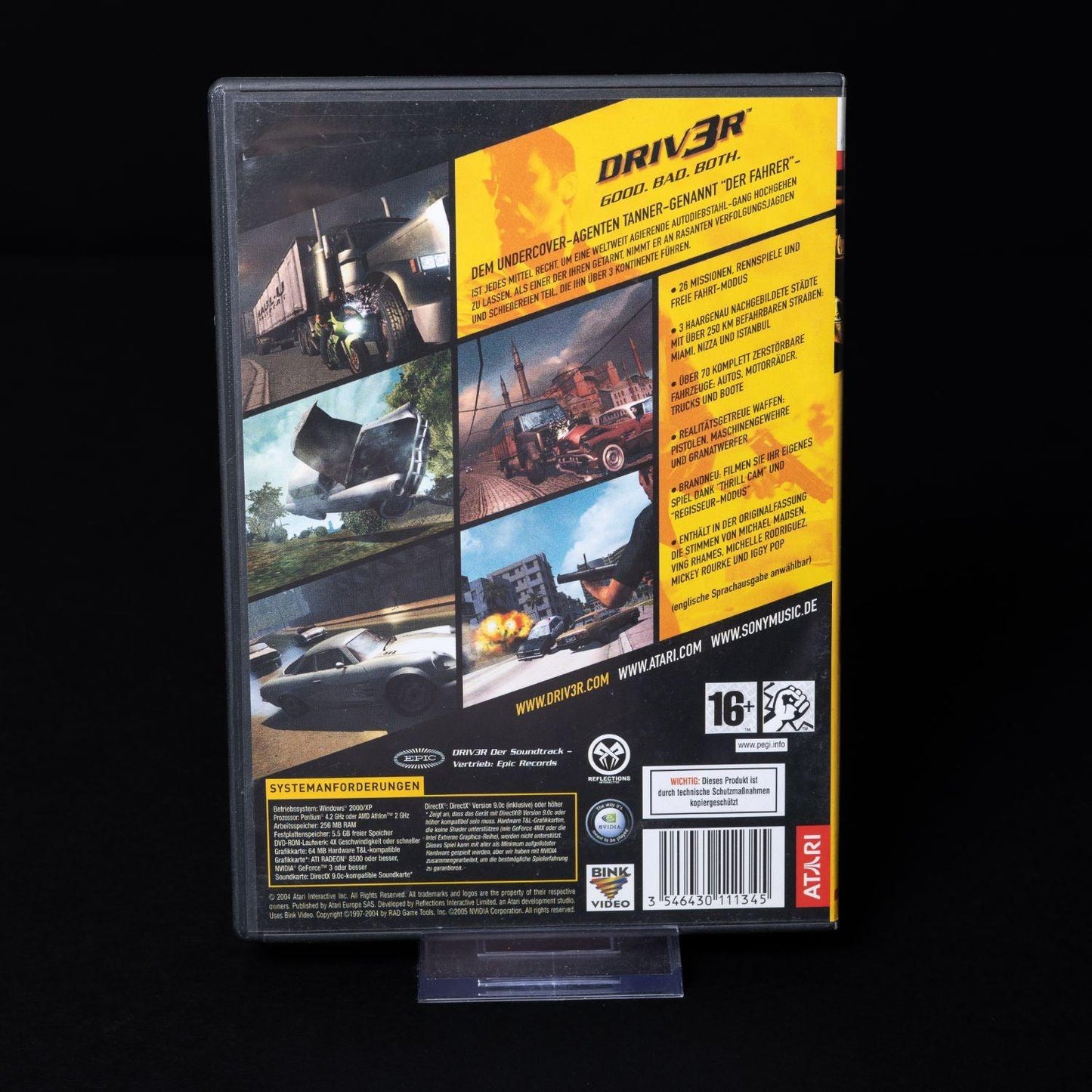 Driver - PC DVD-ROM Spiel - CiB - Zustand Gut