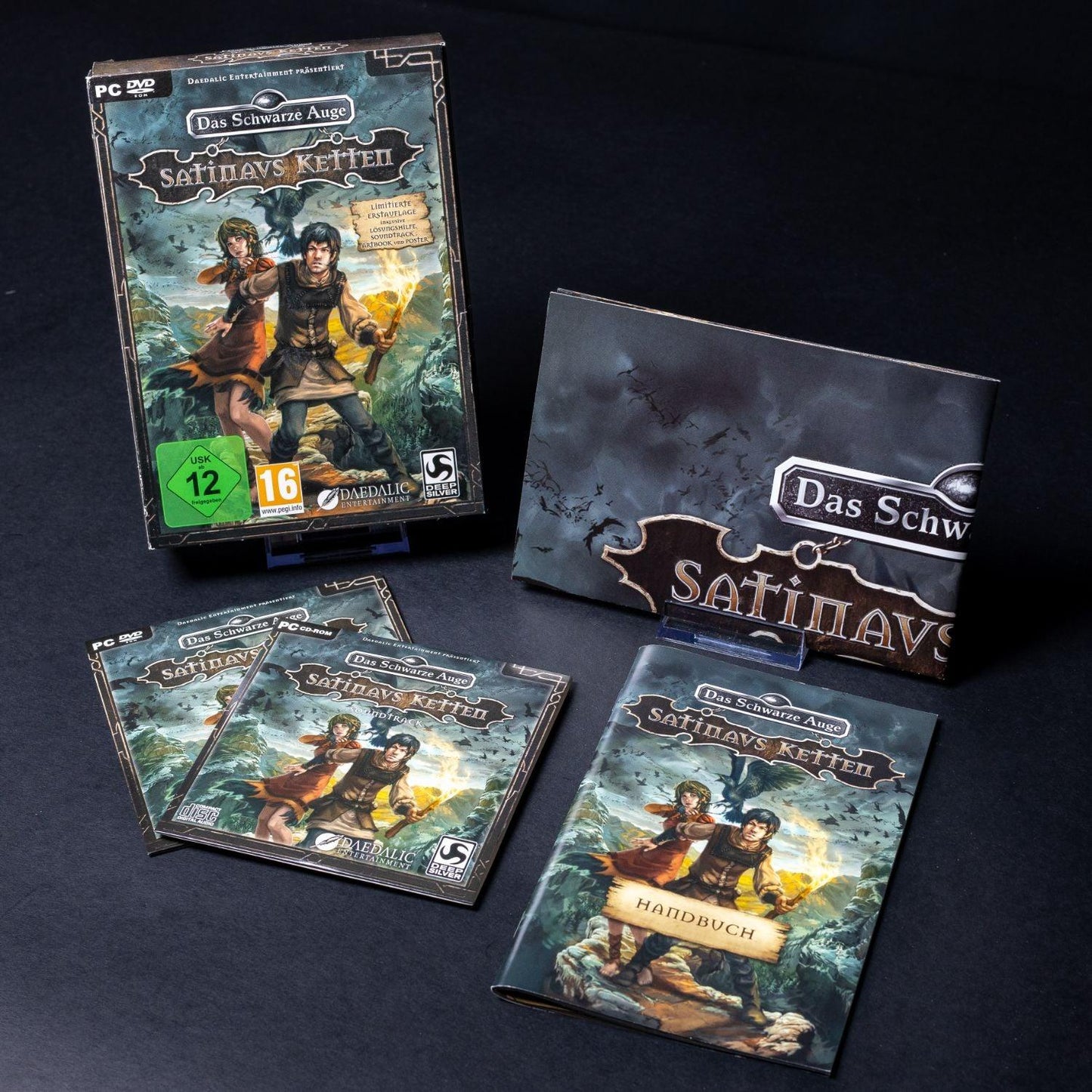 DSA Das Schwarze Auge - Satinavs Ketten - PC Spiel Big Box - CiB - Zustand Gut