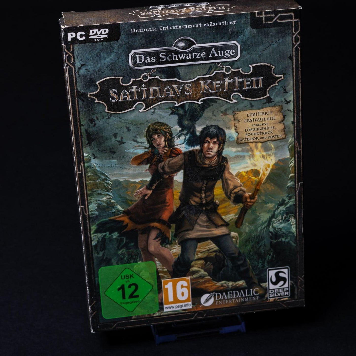 DSA Das Schwarze Auge - Satinavs Ketten - PC Spiel Big Box - CiB - Zustand Gut