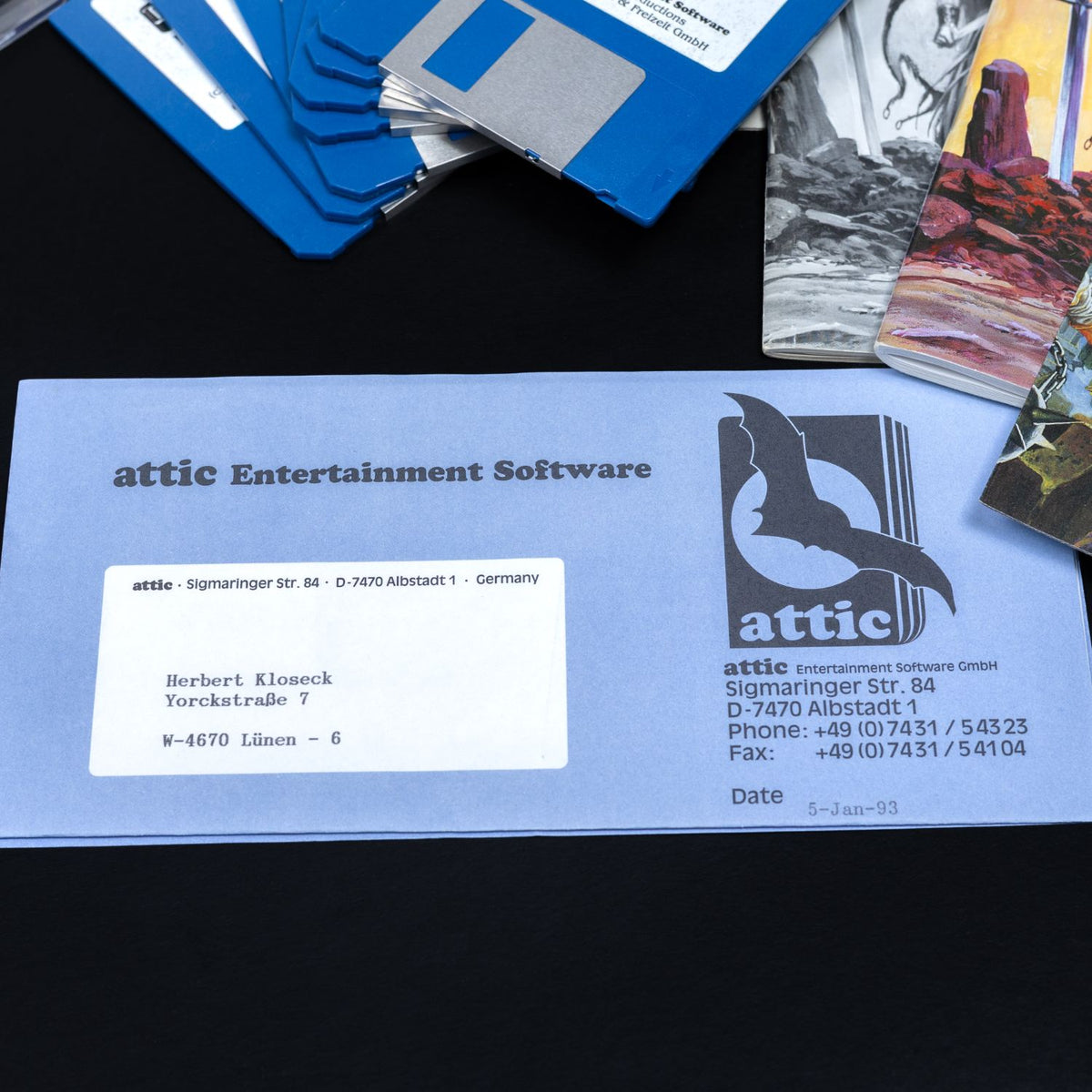 DSA Die Schicksalsklinge - Amiga - 8x 3,5'' Diskette - Big Box CiB - Top Zustand
