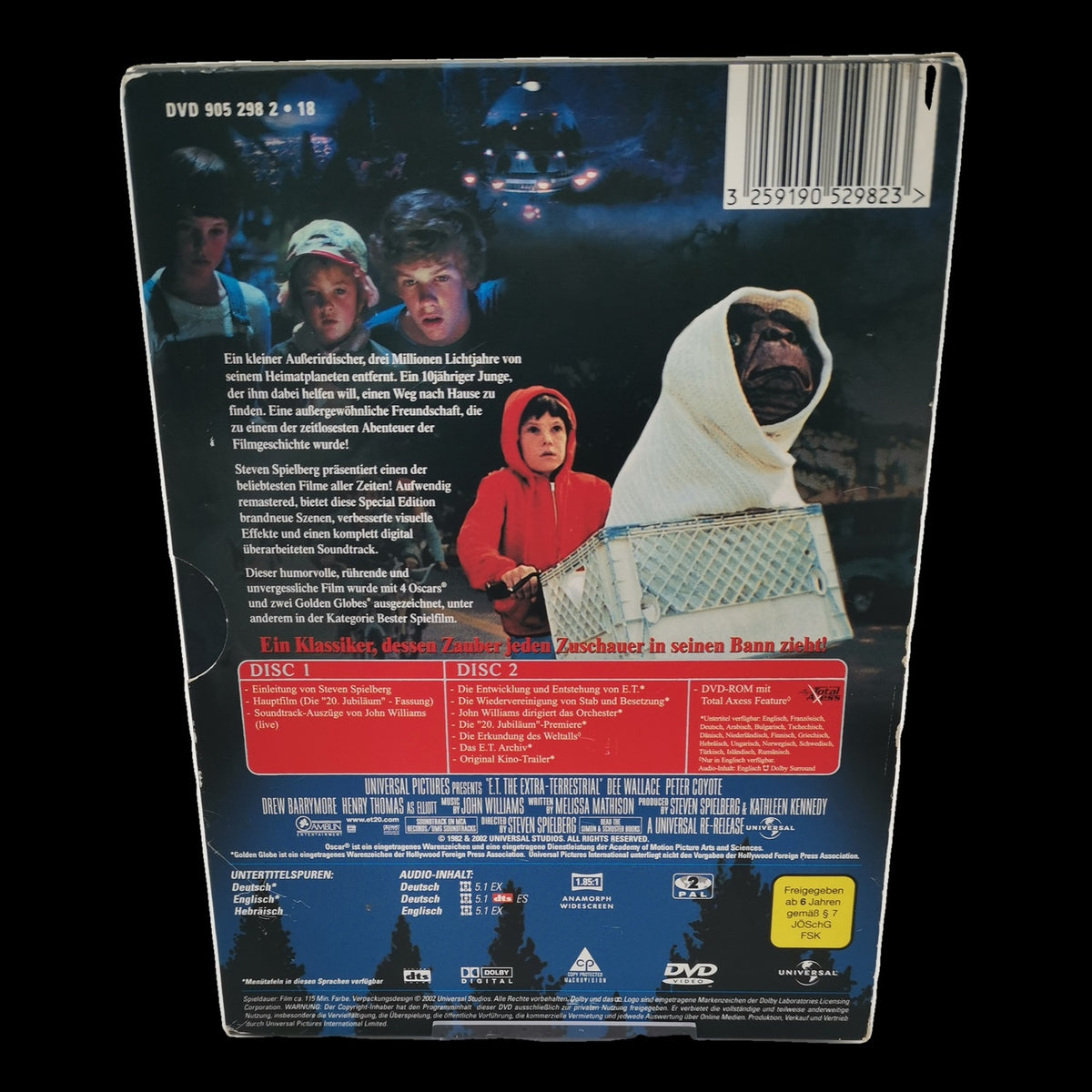 E.T. Der Ausserirdische - 2 Disc Special Edition - DVD - Zustand Gut