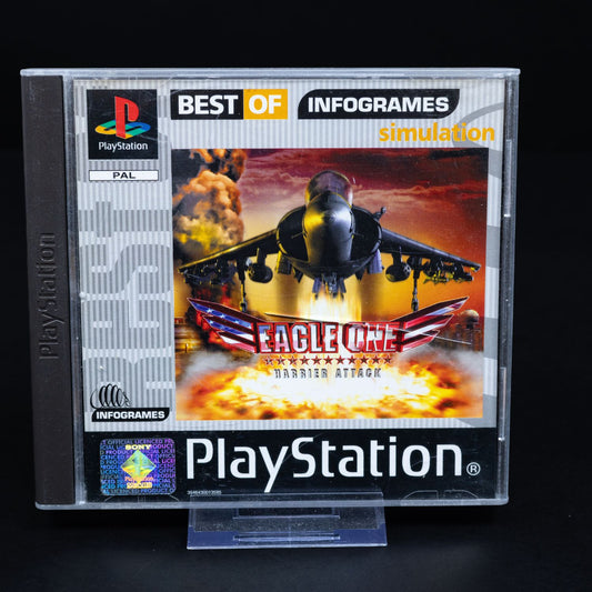 Eagle One: Harrier Attack - Playstation PS1 Spiel - CiB - PAL - Zustand Gut
