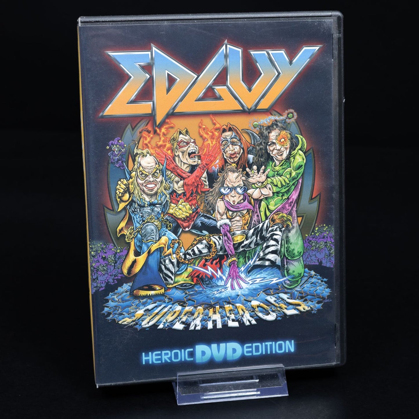 Edgy - Superheroes - DVD Single - Mit Beileger - Zustand Sehr Gut