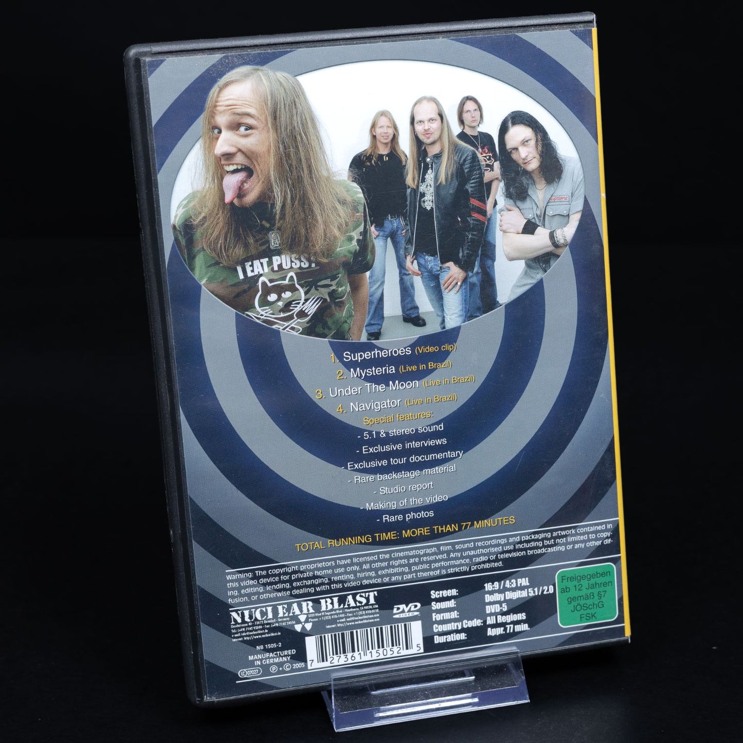 Edgy - Superheroes - DVD Single - Mit Beileger - Zustand Sehr Gut