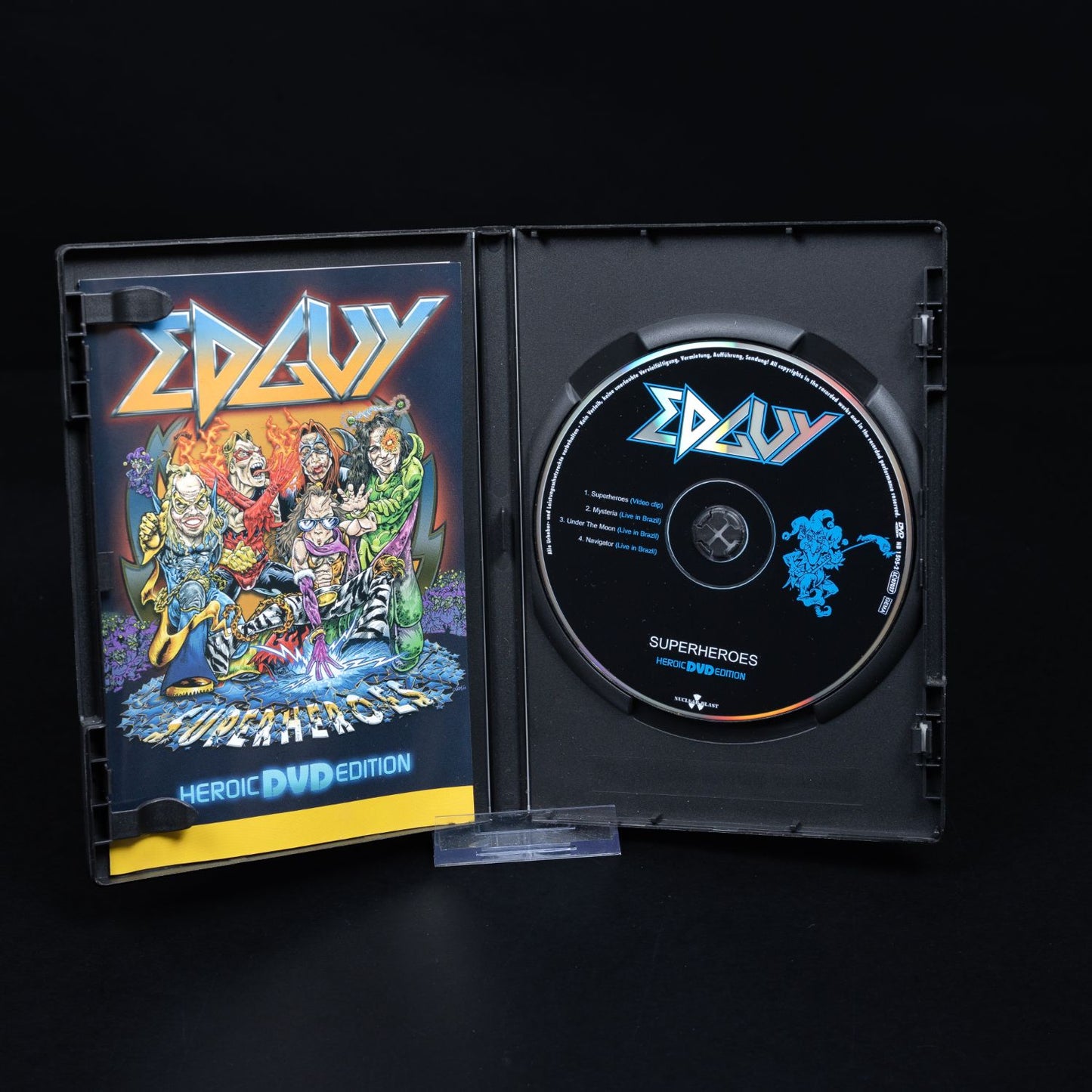 Edgy - Superheroes - DVD Single - Mit Beileger - Zustand Sehr Gut