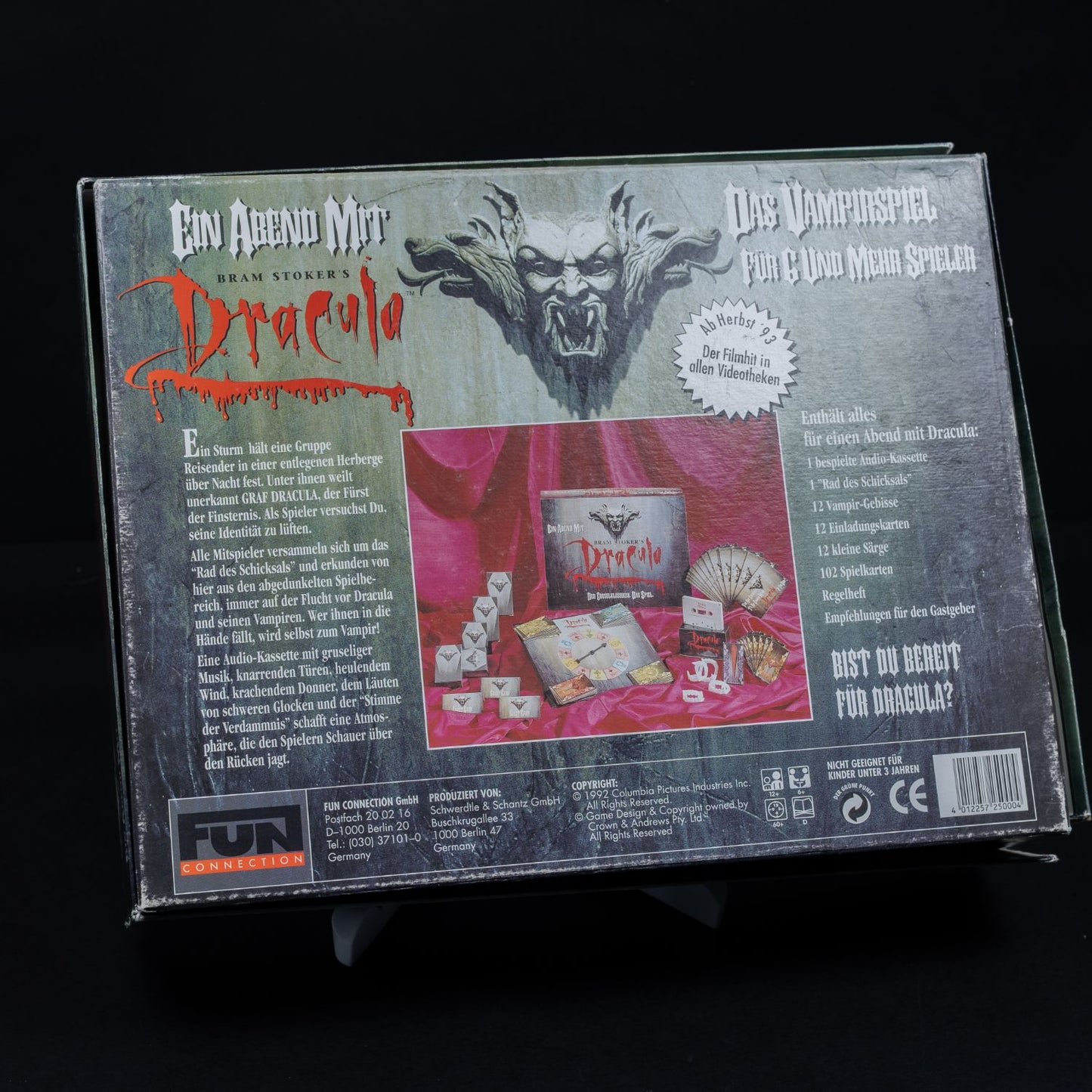 Ein Abend mit Bram Stokers Dracula - Brettspiel ab 6 Spieler - Zustand okay