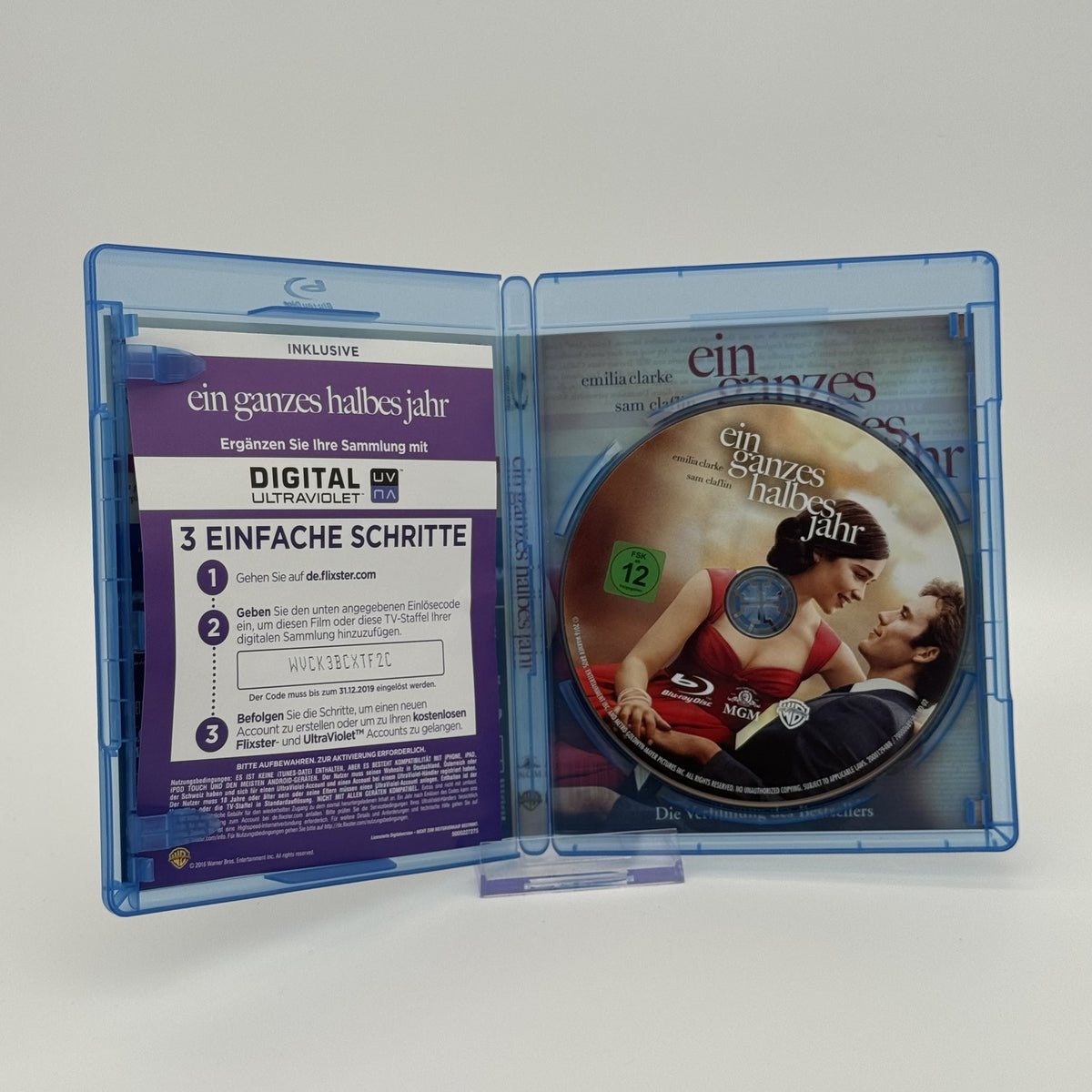 Ein Ganzes Halbes Jahr - Wendecover - Blu-Ray - Film - Zustand Sehr Gut