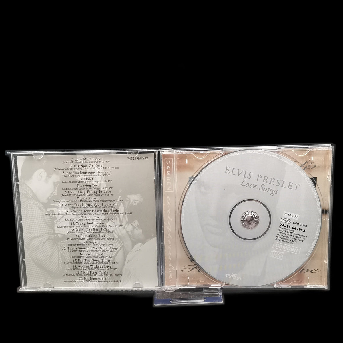 Elvis Presley - Love Songs - Camden Originals - CD - Rock - 1999 - Gebraucht