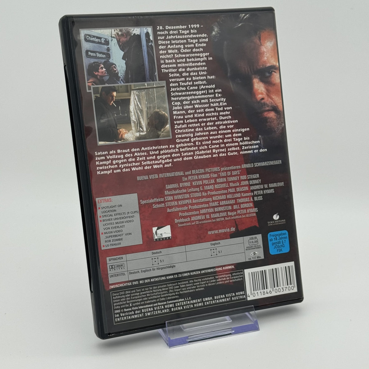 End of Days - Nacht ohne Morgen - Schwarzenegger - DVD - Film - Zustand Gut