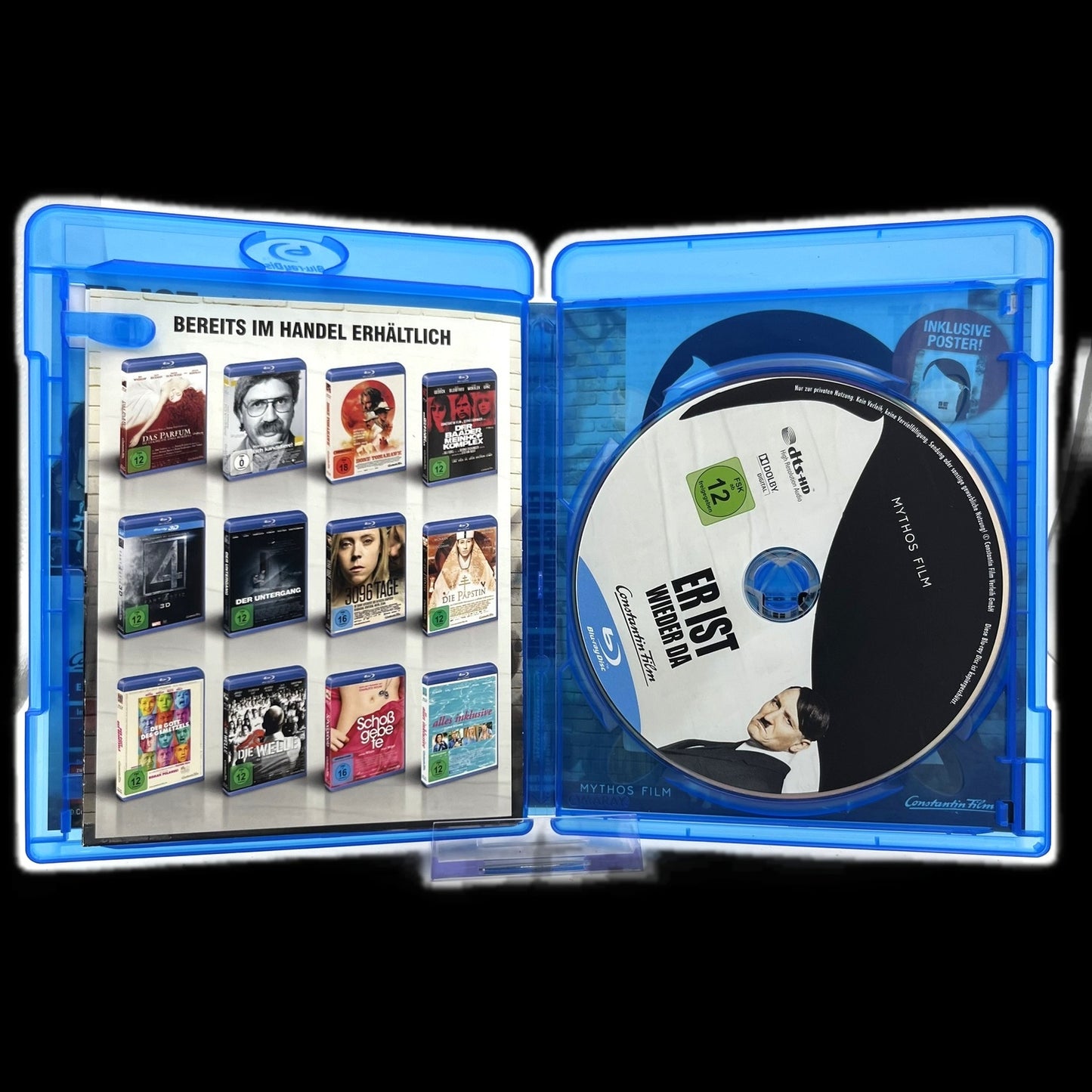 ER IST WIEDER DA - Wendecover - Inklusive Poster! - Blu-Ray - Film - Gebraucht