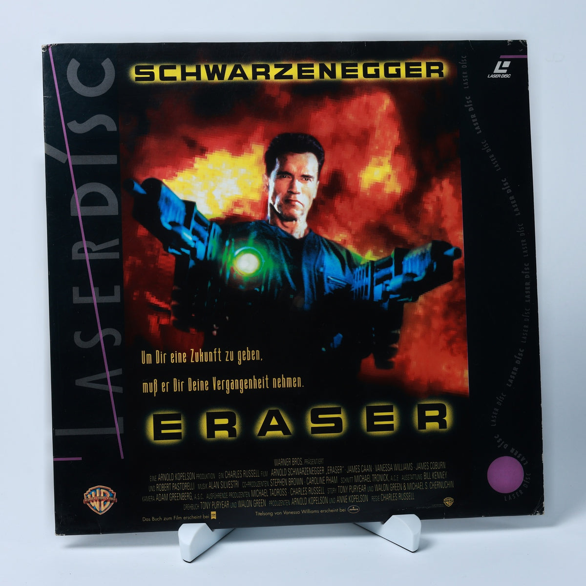 Eraser - 1996 - Arnold Schwarzenegger - James Caan - LaserDisc - Zustand Gut