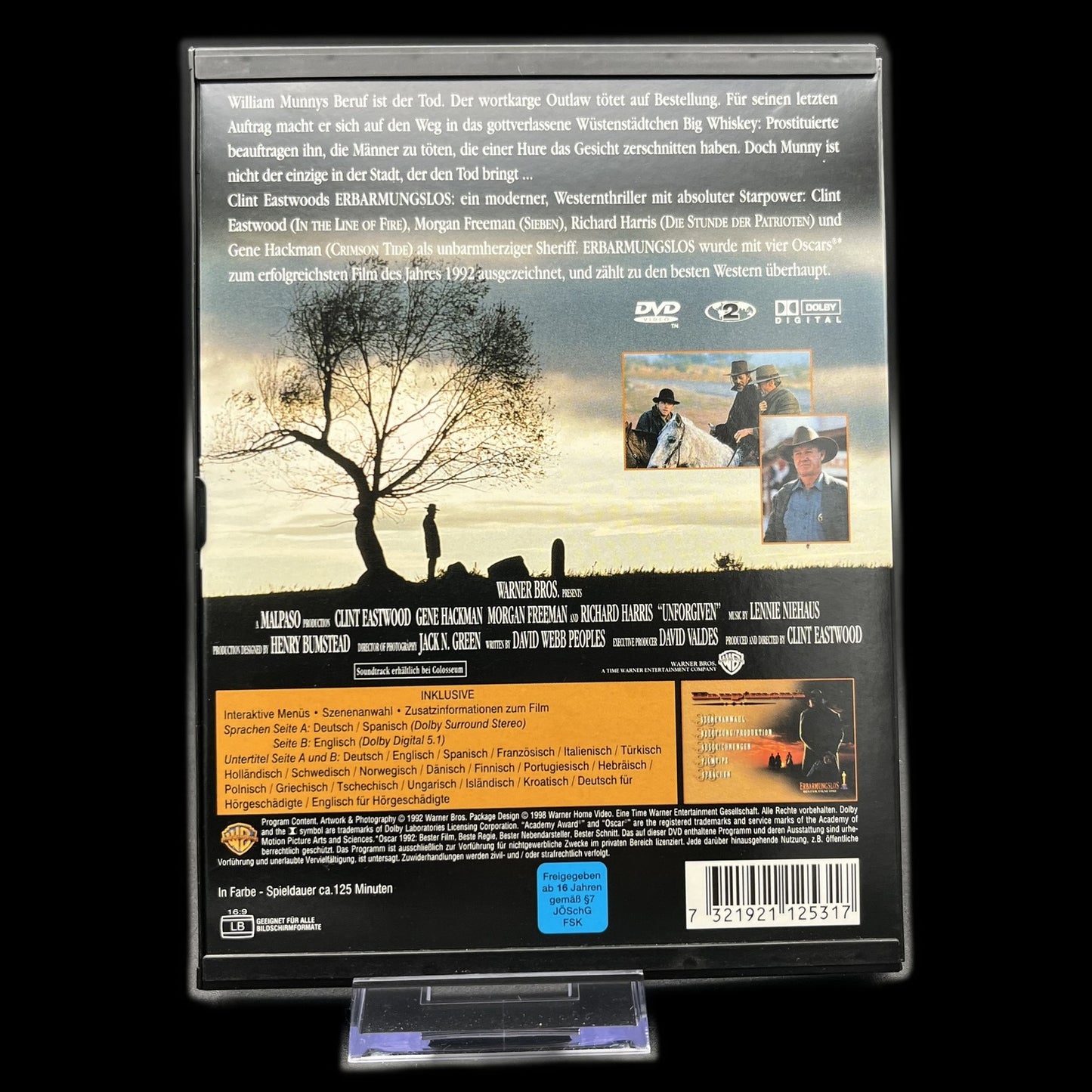 Erbarmungslos - FSK 16 - Warner Bros Klassiker - Western - DVD - Gebraucht