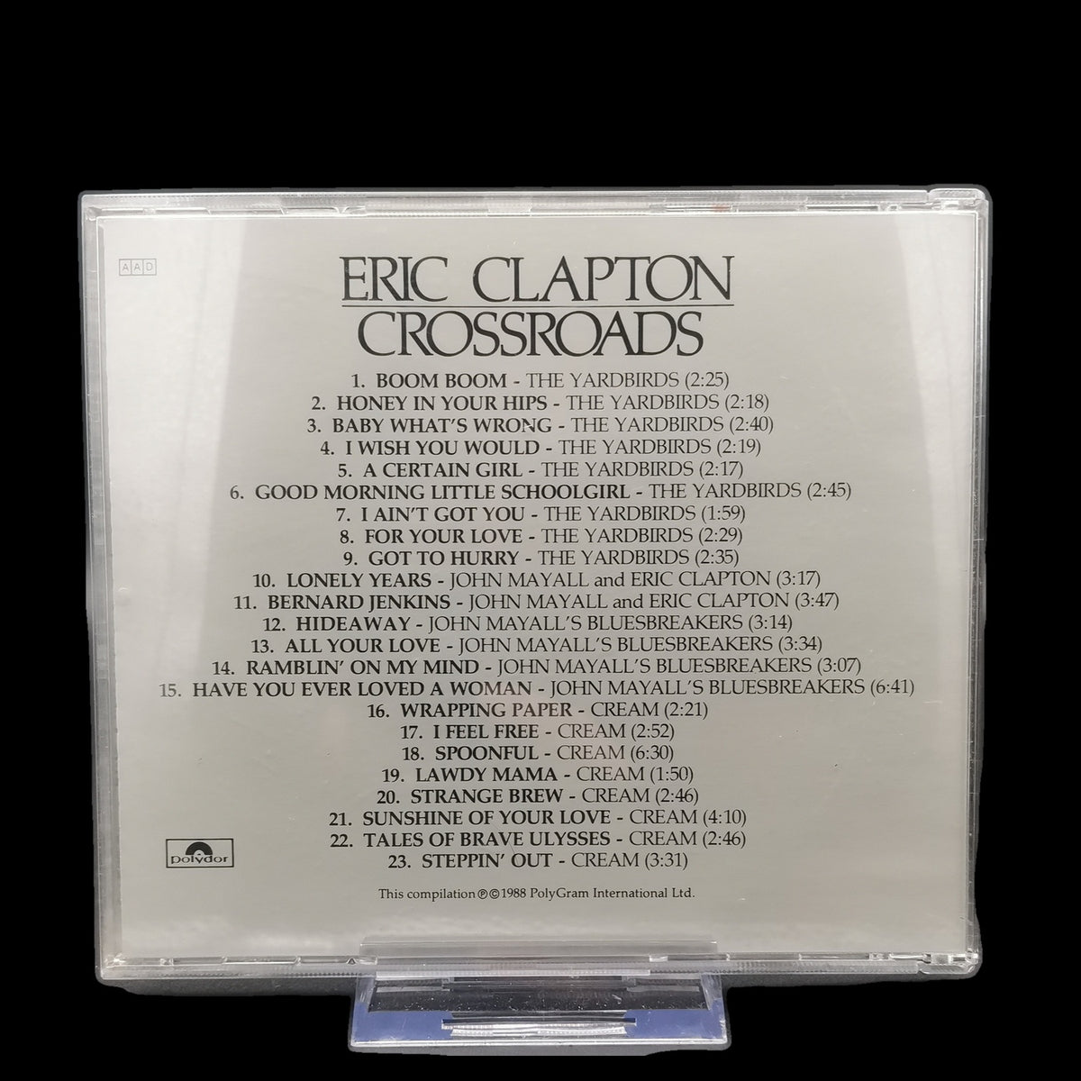 Eric Clapton - Crossroads - 1988 - Musik-CD - Rock - Album - Disc 1 - Gebraucht