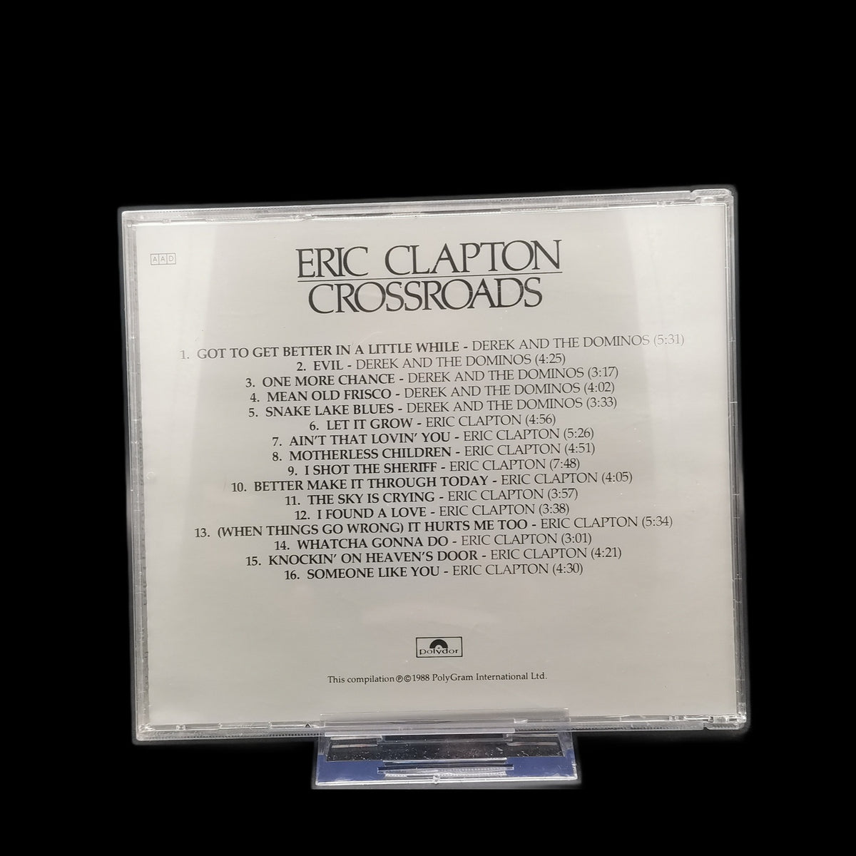 Eric Clapton - Crossroads - 1988 - Rock Album - Disc 3 - Musik-CD - Gebraucht